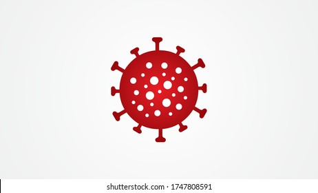 corona virus vector icon design