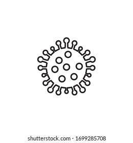 Corona virus Vector Icon Template