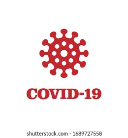 Corona virus vector illustration, covid-19