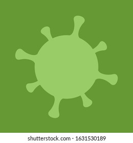 corona virus vector illustration icon background isolated