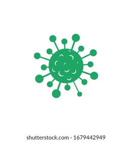 corona Virus vector illustration icon template design
