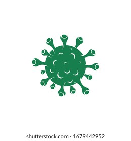 corona Virus vector illustration icon template design