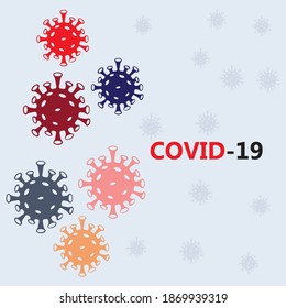 Corona Virus vector illustration icon