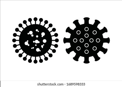 Corona virus vector illustration , corona virus infection. 2019-nvoc virus. corona virus microbe. COVID-19