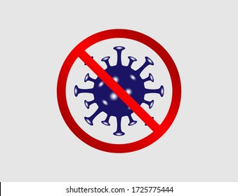 Corona-Virus-Vektorgrafik für verschiedene Aufgaben