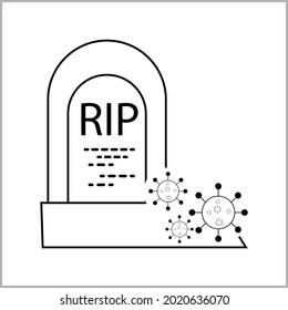 Corona Virus Vector Line Art 