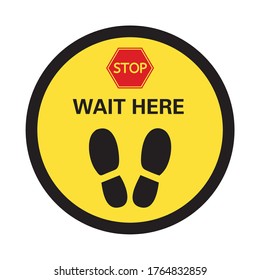 Corona Viurs COVID-19 Safety signage - Social Distancing, suitable for print