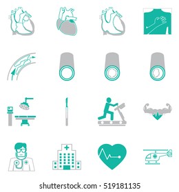 Coronary Artery Disease Symbol ( Ischemic Heart Disease , Myocardial Infraction )  Blood Clot, Plaque In Artery Restricting Blood Flow Icon