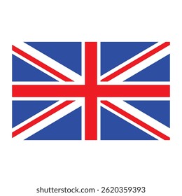 coronation day. british flag illustration