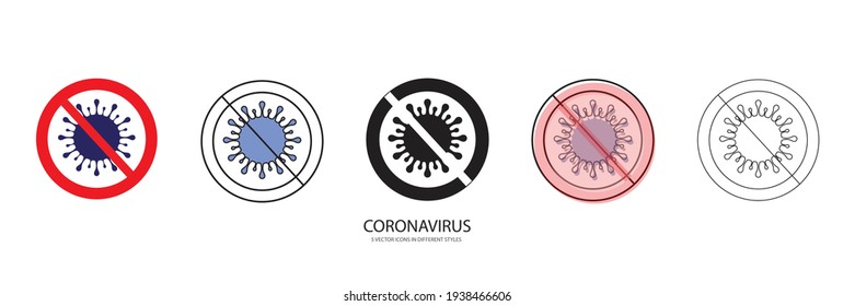 coronavirus 2019 vector type icon