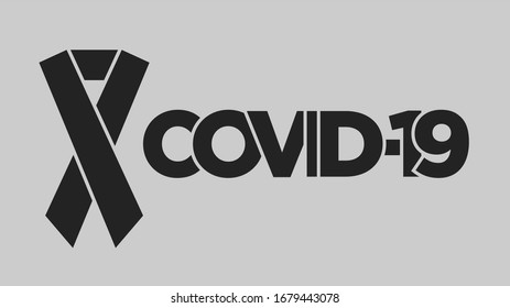Coronavirus 2019 virus covid 19 vector illustration. Infection logo. Corona flu lettering text. Symbol world epidemic protection.
