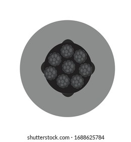 Coronavirus 2019-nCoV. China pathogen respiratory infection (asian flu outbreak). influenza pandemic. virion of Corona-virus Microscopic view of floating influenza virus cells