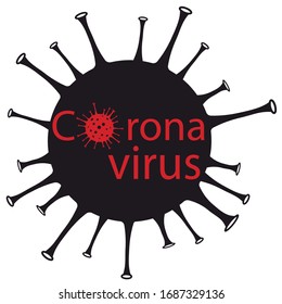 coronavirus 2019-nCoV concepto.logo vectorial para diseño