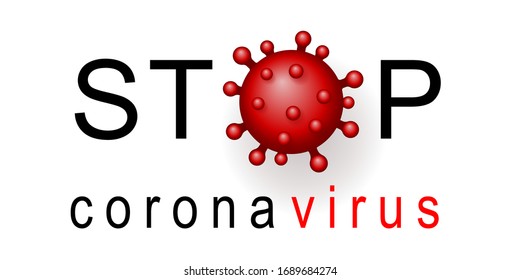 Coronavirus 2019-nCoV. Corona virus 3D icon. Black sign isolated white background. China pathogen respiratory infection. Design bacteria Influenza pandemic Corona-virus prevention. Vector illustration