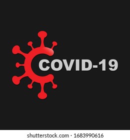 Coronavirus 2019-nCoV. Corona virus icon logo vector design