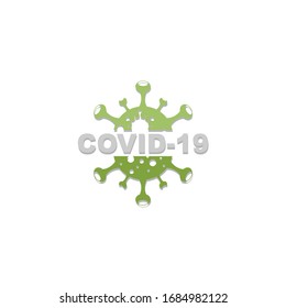 Coronavirus 2019-nCoV. Corona virus icon logo vector design