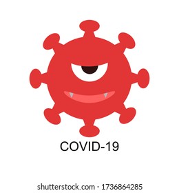 Coronavirus 2019-nCoV. Corona virus icon.Vector