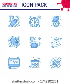 Coronavirus 2019-nCoV (Covid-19) Prevention icon set covid; infection; bacteria; death; coffin viral coronavirus 2019-nov disease Vector Design Elements