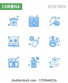 Coronavirus 2019-nCoV (Covid-19) Prevention icon set washing; hands; medical; virus; loupe viral coronavirus 2019-nov disease Vector Design Elements
