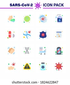 Coronavirus 2019-nCoV (Covid-19) Prevention icon set soap; hand; virus; bottle; covid viral coronavirus 2019-nov disease Vector Design Elements