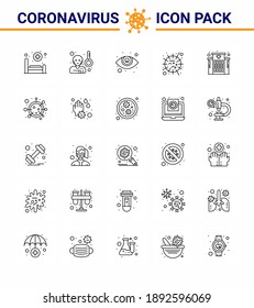 Coronavirus 2019-nCoV (Covid-19) Prevention Icon Set Clinic; Virus; Eye Care; Sars; Influenza Viral Coronavirus 2019-nov Disease Vector Design Elements