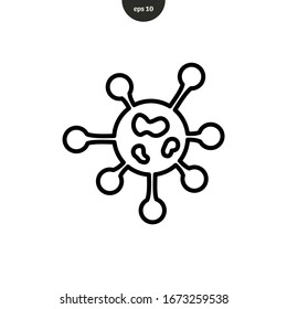 Coronavirus 2019-nCoV icon. covid19 icon