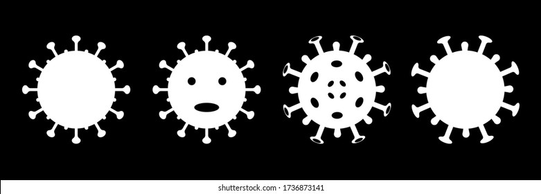 Coronavirus 2019-nCoV Icons set. Outbreak coronavirus. Pandemic, medical, healthcare, Stop Coronavirus concept. Creative Design Template vector illustration.