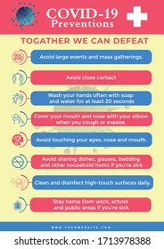 Coronavirus 2019-nCoV infographic: symptoms and prevention tips