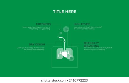 Coronavirus 2019-nCoV Infographic with Symptoms Stock Illustration. The Virus Attacks the Respiratory Tract, Pandemic Medical Health Risk. Human are Showing Coronavirus Symptoms and Risk Factors.