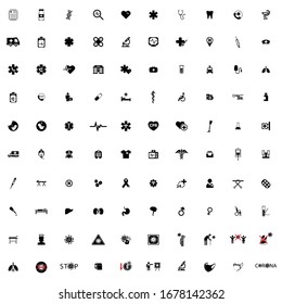 Coronavirus 2019-nCoV. Medical Set Vector Icon. Corona Set Icon