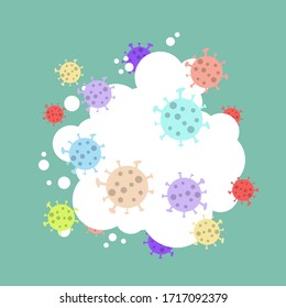 Coronavirus, 2019-nCov, novel coronavirus concept icon