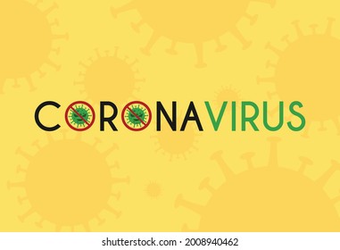 Coronavirus 2019-nCov novel coronavirus concept responsible for illness outbreak and coronaviruses influenza as dangerous flu strain cases as a pandemic. flat design vector illustration.