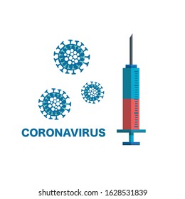 Coronavirus 2019-nCov novel coronavirus concept resposible for asian flu outbreak and coronaviruses influenza as dangerous flu strain cases as a pandemic. Microscope virus.