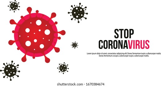 Coronavirus 2019-nCov novel coronavirus concept resposible for illness outbreak and coronaviruses influenza as dangerous flu strain cases as a pandemic. Microscope virus close up.