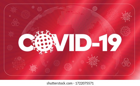 Coronavirus 2019-nCov novel coronavirus concept resposible for illness outbreak and coronaviruses influenza as dangerous flu strain cases as a pandemic.