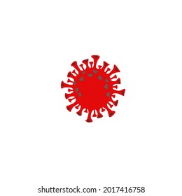 
Coronavirus 2019-nCov novel coronavirus concept. Virus microscope closeup. vector illustration.