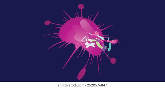 Coronavirus 2019-nCoV. Coronavirus 2019-nCoV outbreak. Virus cells on colorful background.
