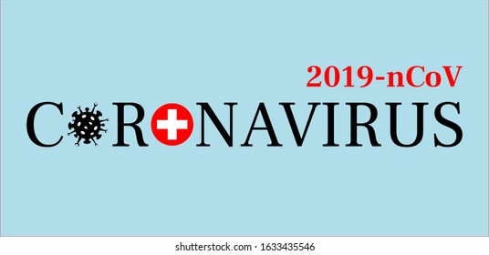 Coronavirus (2019-nCoV) vector design. Wuhan virus. Web banner concept. Awareness, prevent, information, news. Coronavirus sign with virus and medical cross icons. Panoramic illustration. Covid-19