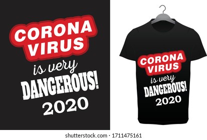VECTOR DE DISEÑO DE PANTALONES T DE CONCIENCIA DE CORONAVIRUS