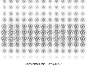 Coronavirus background halftone. Modern vector illustration. Covid-19 outbreak concept. Monochrome black and white geometric pattern. Graphic design geometric shape. Banner background.