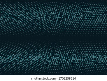 Coronavirus background halftone. Modern vector illustration. Covid-19 outbreak concept. Monochrome black and white geometric pattern. Graphic design geometric shape. Banner background.