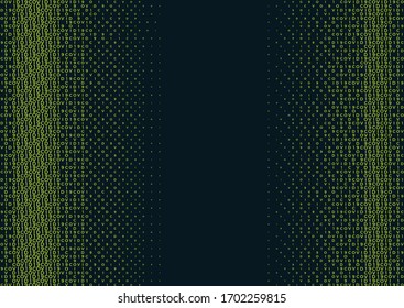 Coronavirus background halftone. Modern vector illustration. Covid-19 outbreak concept. Monochrome black and white geometric pattern. Graphic design geometric shape. Banner background.