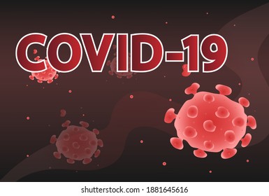 coronavirus background and vector picture