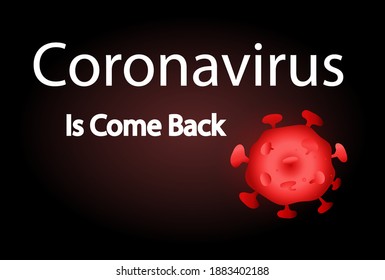 Coronavirus-Hintergrund und Vektorgrafik
