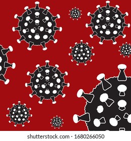 Coronavirus bacteria cell texture infection China