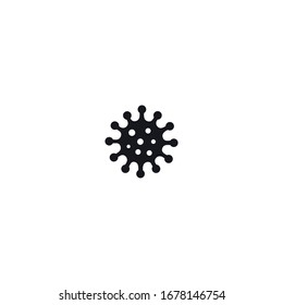 Coronavirus Bacteria Icon, 2019-nCoV Novel Coronavirus Bacteria. No Infection and Stop Coronavirus Concepts.