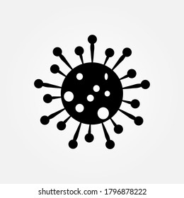 coronavirus bacteria icon illustration vector eps 10 logo symbol design 2020