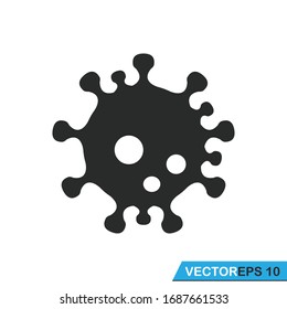 Coronavirus, Bacteria icon vector design illustration