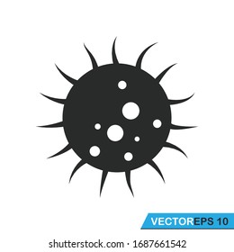 Coronavirus, Bacteria icon vector design illustration