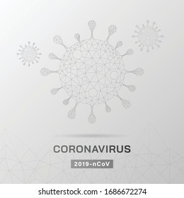 Coronavirus banner template for social media. Covid-19 virus vector illustration. Coronavirus outbreak. Coronavirus danger and public health risk disease and flu outbreak.